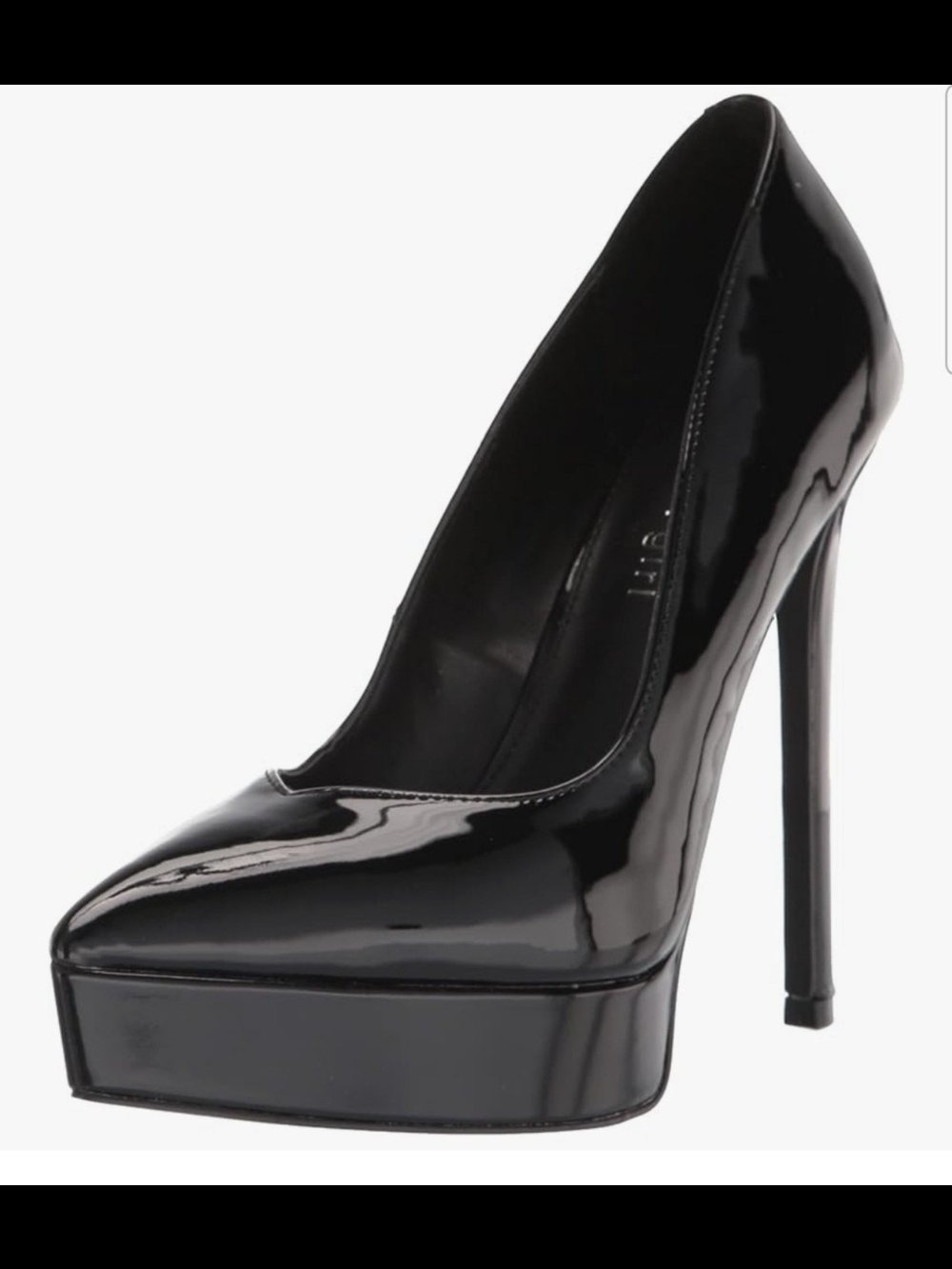 Madden Girl Black Patent Platform Stiletto Pump